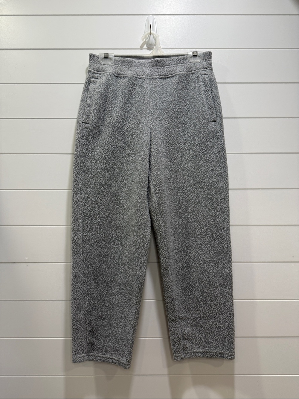 Patagonia Light Gray Fleece Joggers